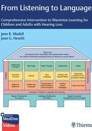 From Listening to Language: Comprehensive Intervention to Maximise Learning for Children and Adults with Hearing Loss book cover image.