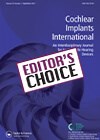 Cochlear Implants International journal cover image.