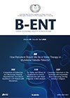 B-ENT journal cover image.