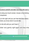Graphic showing test instructions.