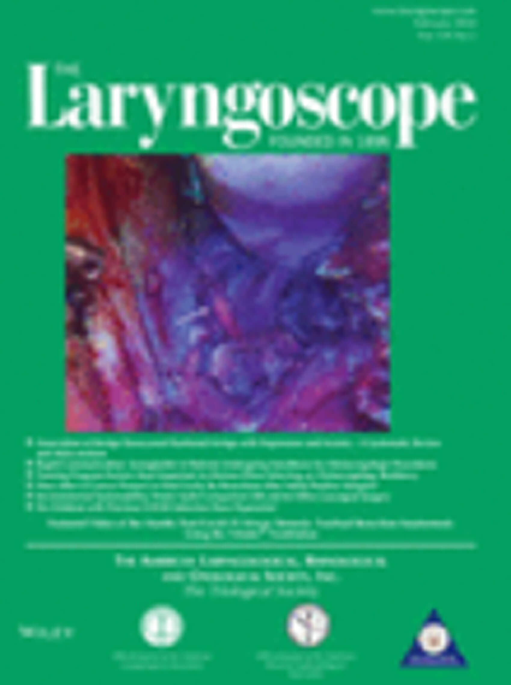 The Laryngoscope journal cover image.