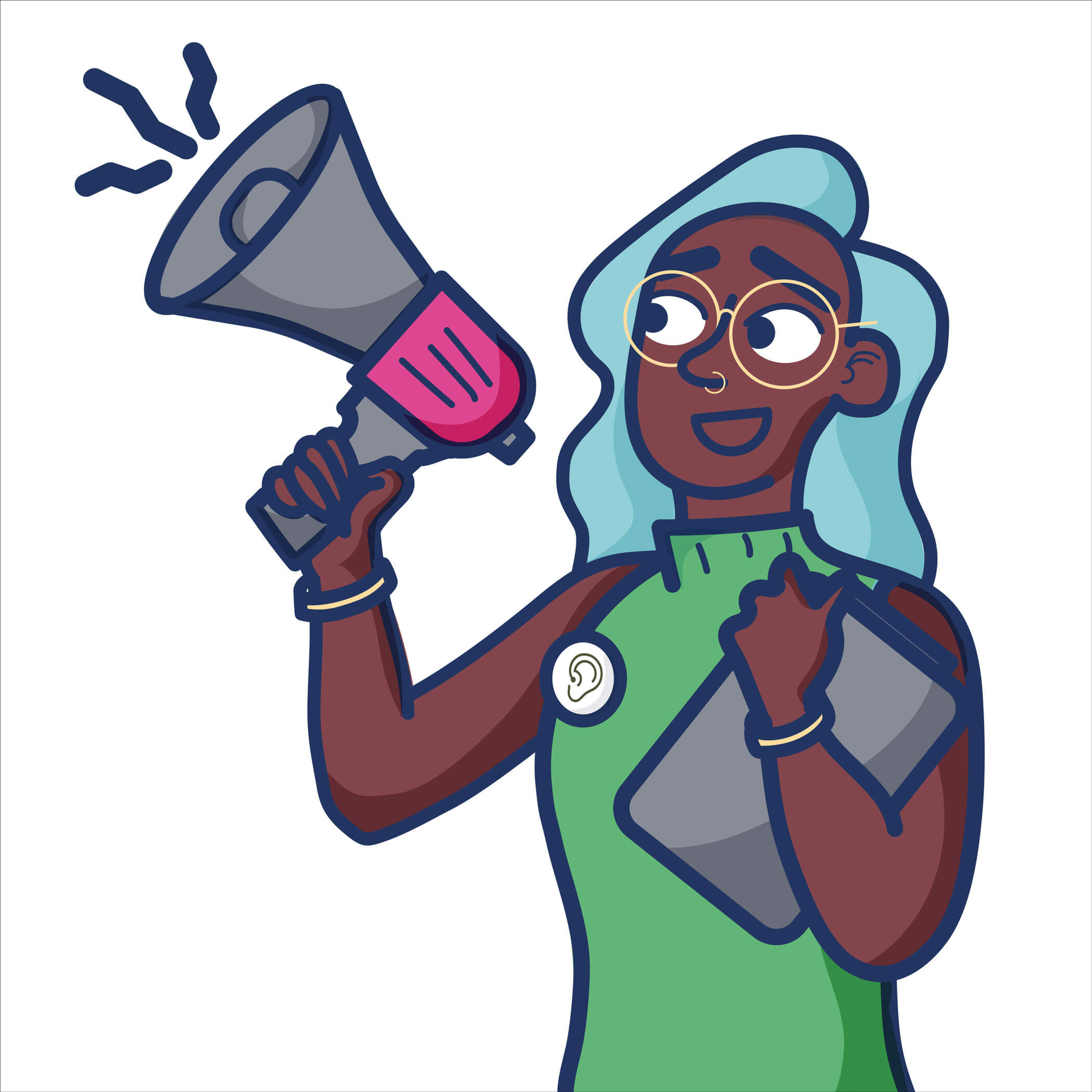 Image showing RNID promotional material.