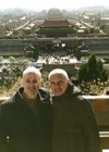 Photo showing Chris Aldren and Robert Vincent in the Forbidden City, Beijing.