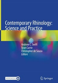 Contemporary Rhinology Science and Practice book cover image.