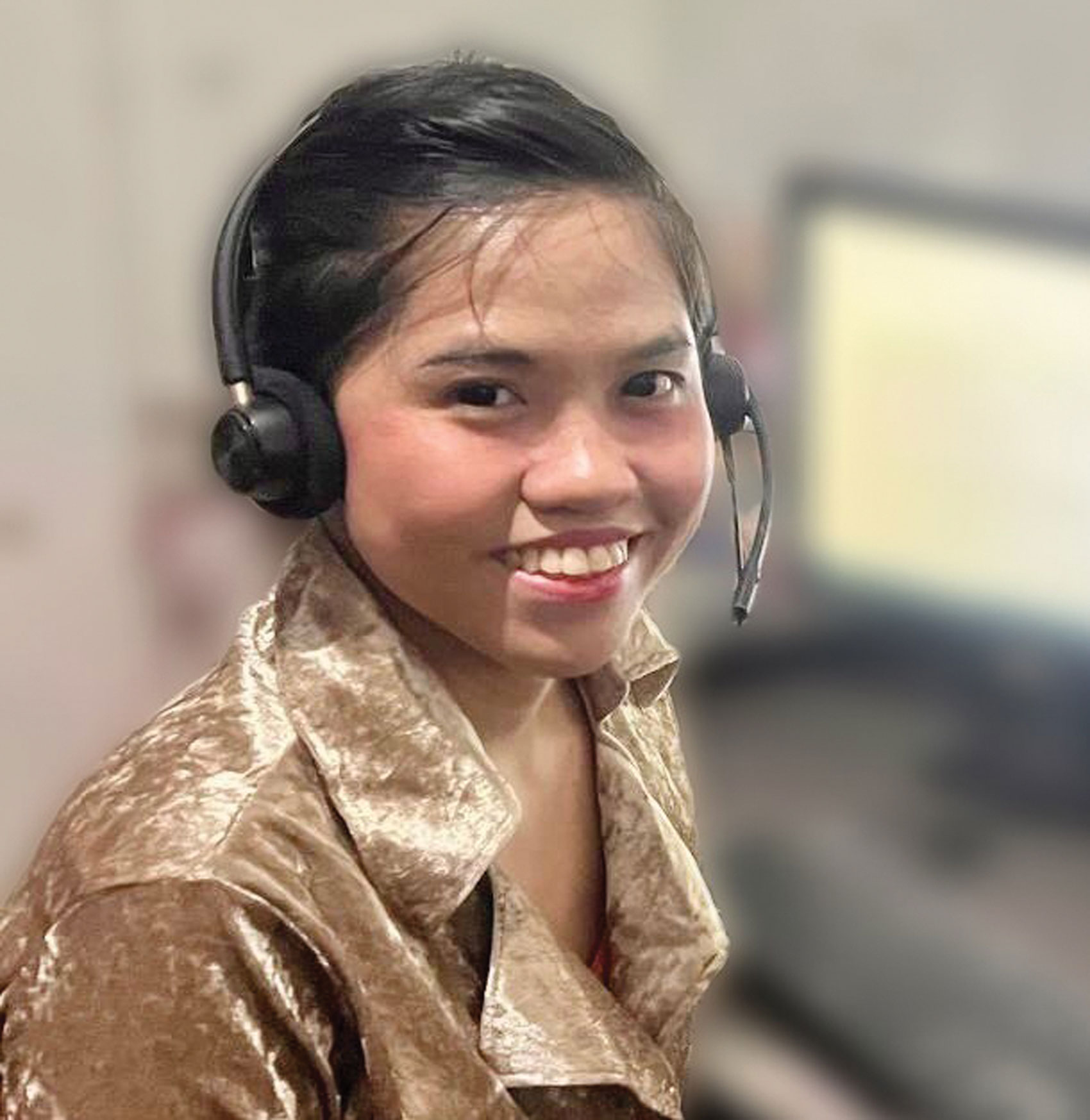 Elyssa Lapitan, a call centre employee in Manila.