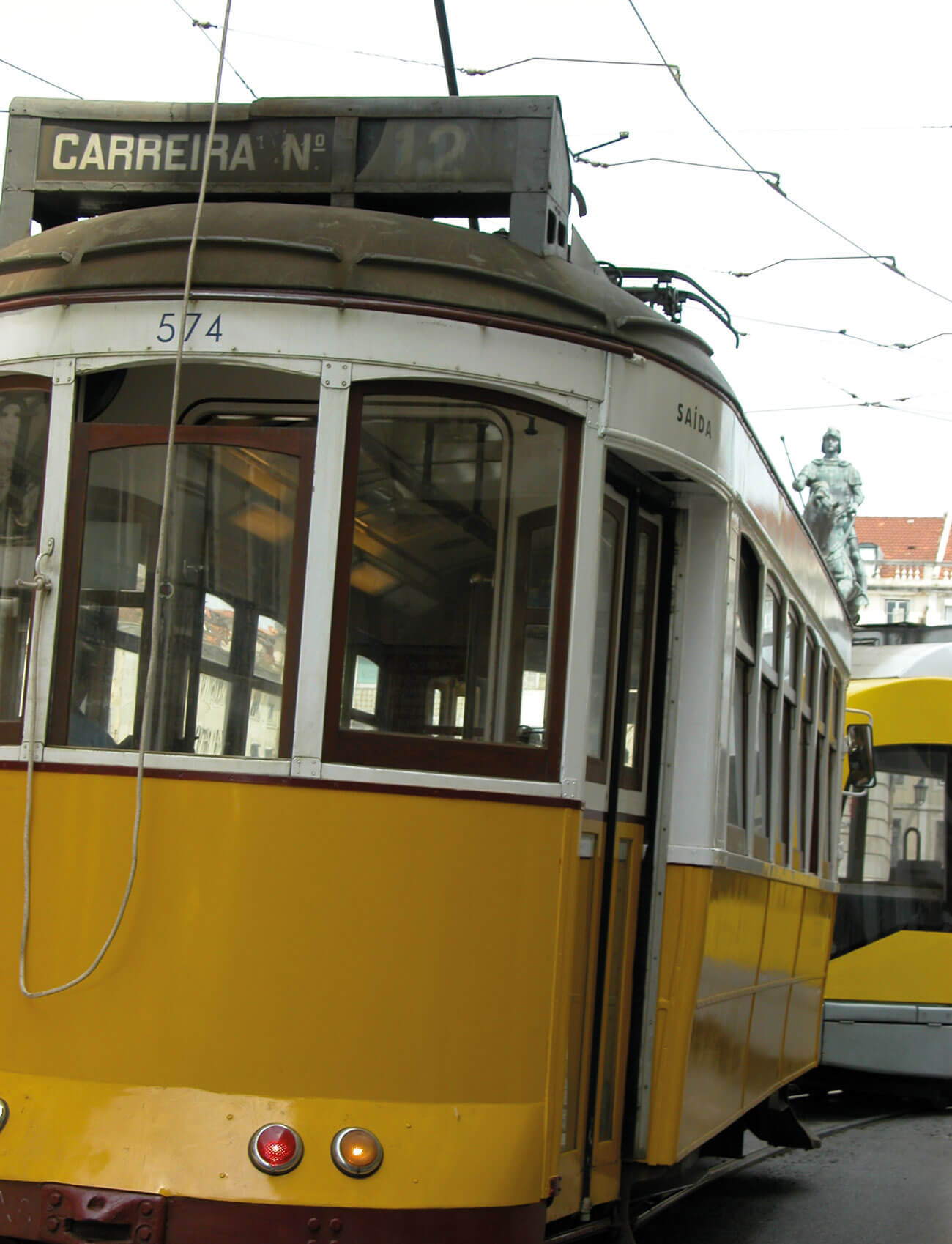 Photo of city tram. 
