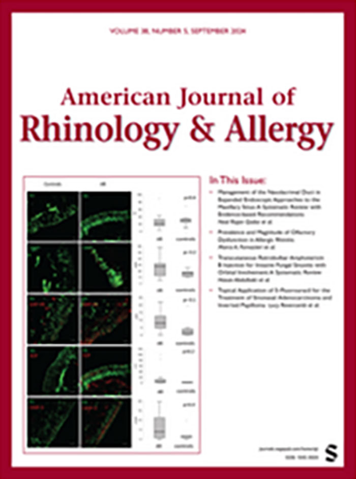 American Journal of Rhinology & Allergy cover image.