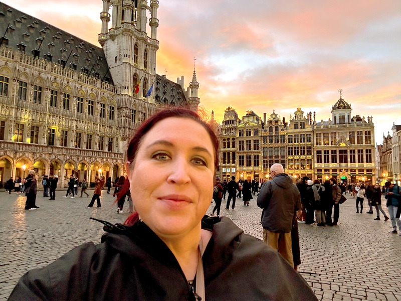 Photo showing Tish in Brussels, Belgium, in 2024. 