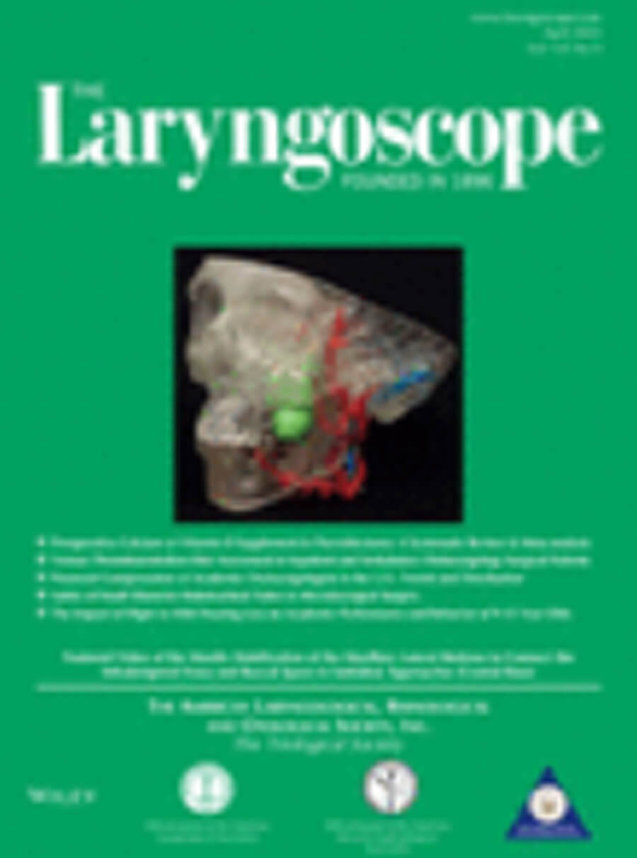 The Laryngoscope journal cover image.
