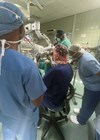 Photo showing David Howard operating with the CO2 Laser.