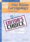 Oto Rhino Laryngology journal cover image with Editor's Choice stamp.
