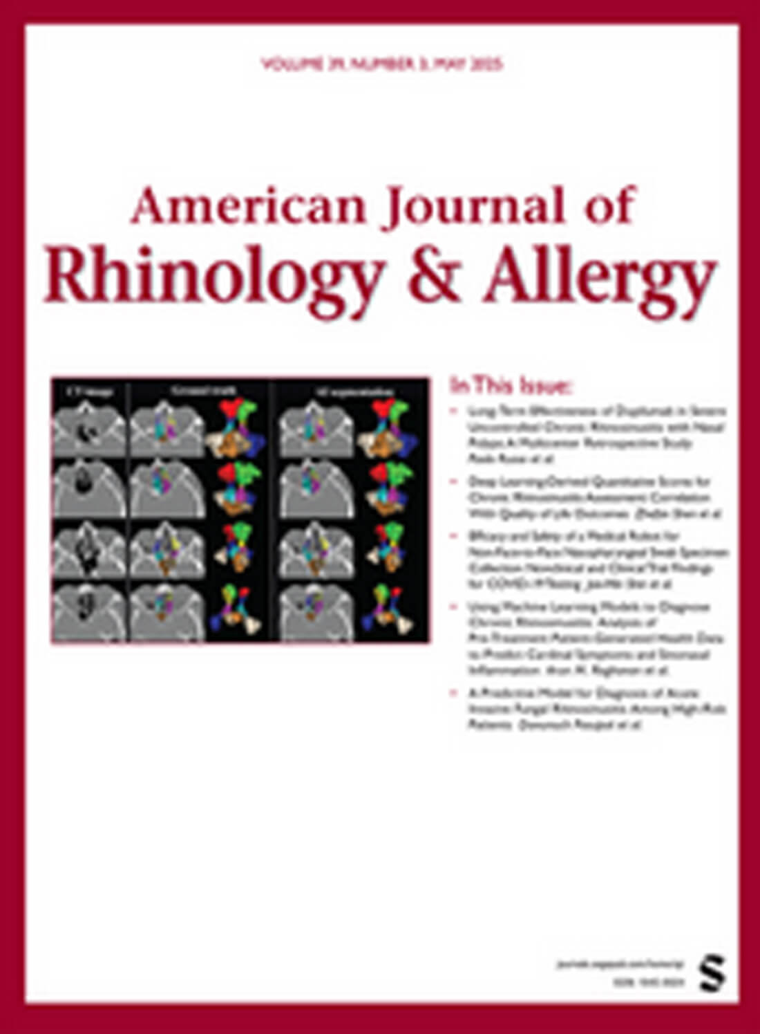 American Journal of Rhinology & Allergy cover image.