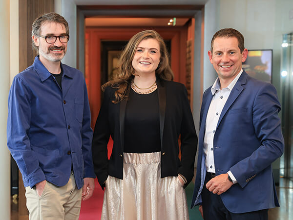 Charlie Wilhelm, Liz McGloughlin and Michael Gilmore