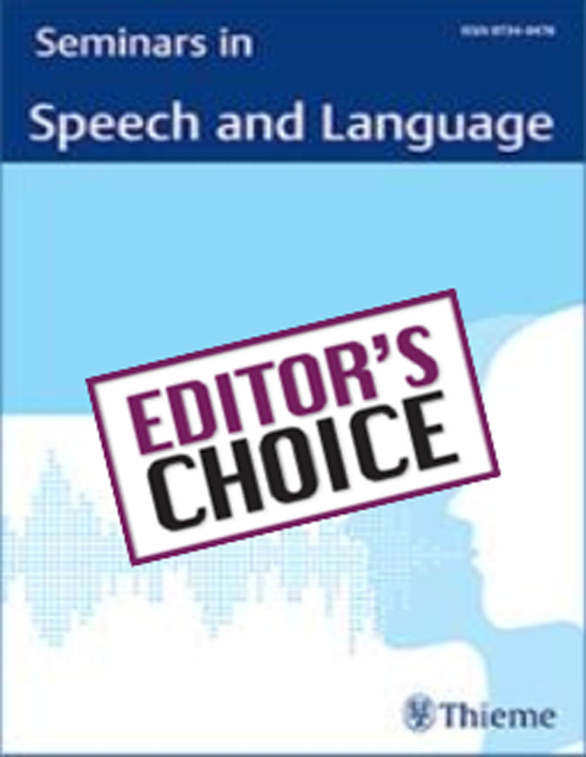 Seminars in Speech and language front cover image.