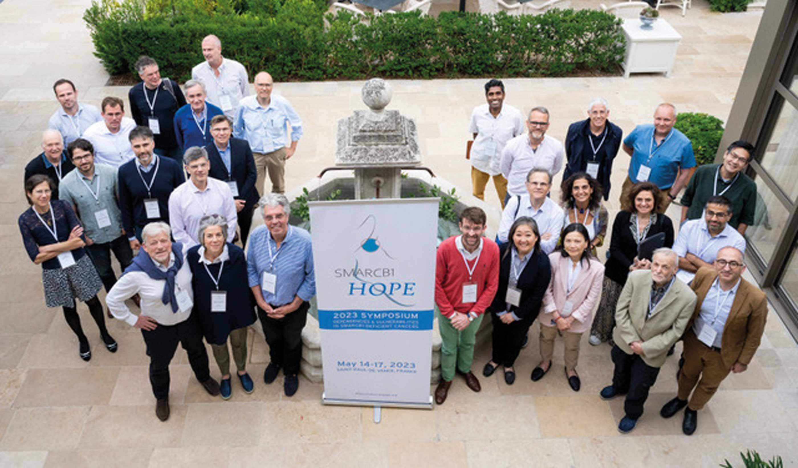 Photo showing how SMARCB1 Hope has built a patient and research community for all SMARCB1-deficient cancers.