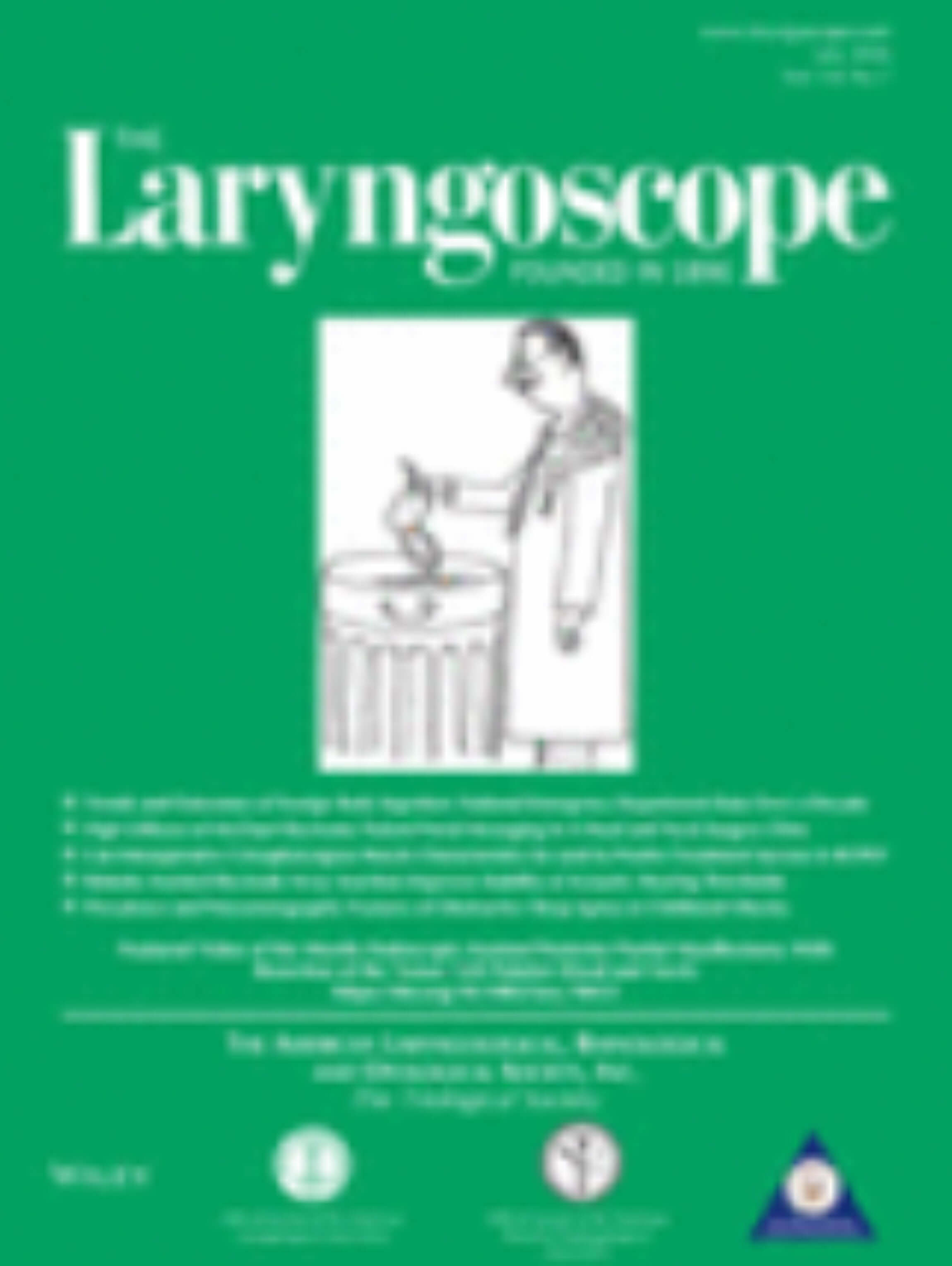 The Laryngoscope journal cover image.